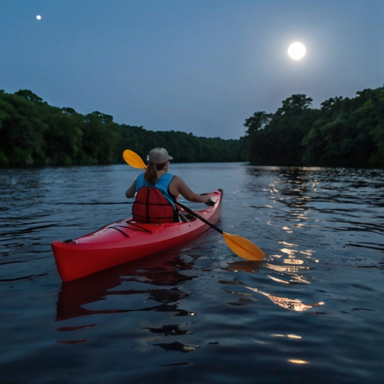Moonlight Kayaking Experiences in River Parks